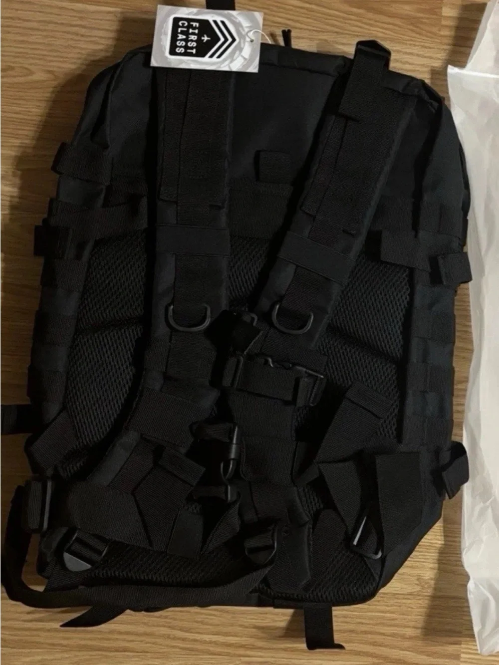 First Class Tactical Black Men’s Backpack